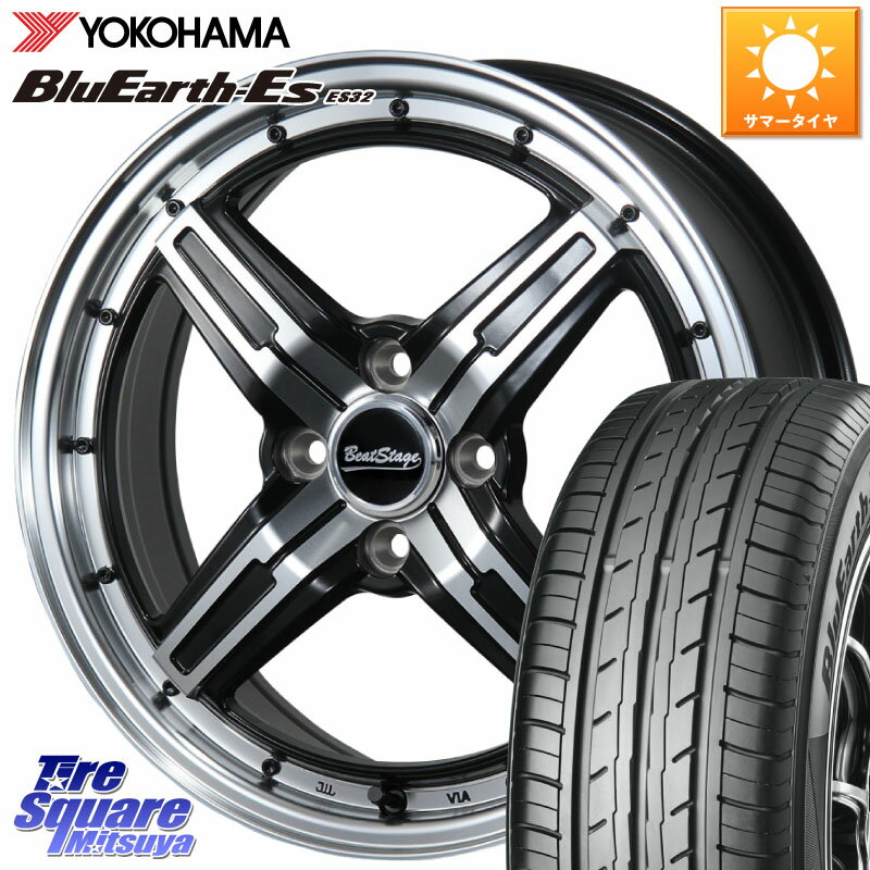 BLEST Beat Stage FS-C ホイール 15インチ 15 X 5.5J +38 4穴 100 YOKOHAMA R2410 ヨコハマ BluEarth-Es ES32 165/60R15 ルーミー