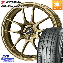 KYOHO ENKEI エンケイ PerformanceLine PF01 ゴールド ホイール 17 X 7.5J +45 5穴 114.3 YOKOHAMA R2476 ヨコハマ BluEarth-Es ES32 235/45R17 インプレッサ