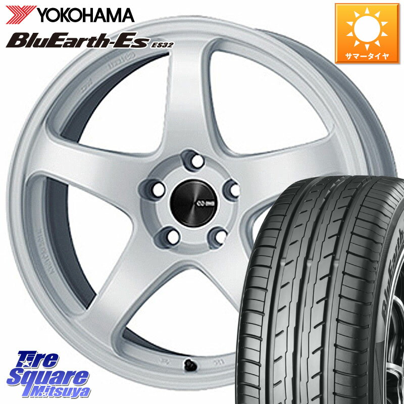 ENKEI エンケイ PerformanceLine PF05 WH 15インチ 15 X 5.0J +45 4穴 100 YOKOHAMA R6260 ヨコハマ BluEarth-Es ES32 165/50R15