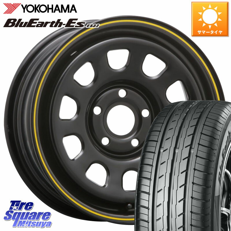 MLJ デイトナ SS DAYTONA YE ホイール 15インチ カングー 15 X 6.0J(RENAUT KANGOO KW) +30 5穴 108 YOKOHAMA R2458 ヨコハマ BluEarth-Es ES32 205/65R15 ルノー カングービボップ KW系