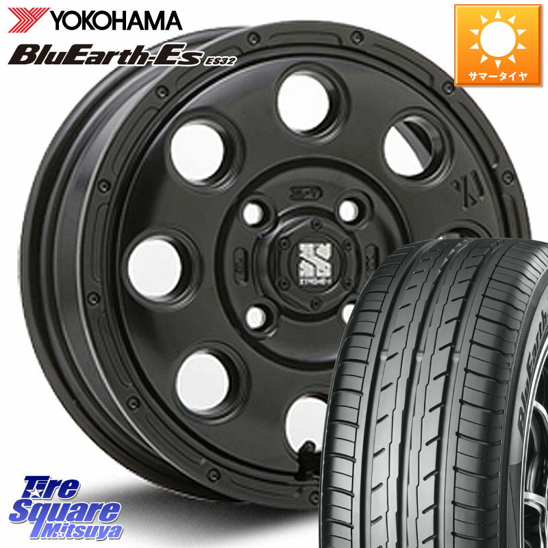 MLJ KK03 XTREME-J エクストリームJ ホイール 15インチ 15 X 4.5J +45 4穴 100 YOKOHAMA R6265 ヨコハマ BluEarth-Es ES32 165/55R15 サクラ N-BOX デリカミニ