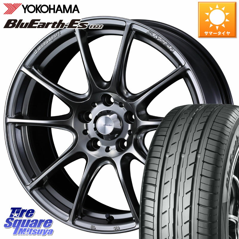 WEDS SA-25R PSB ウェッズ スポーツ ホイール 16インチ 16 X 7.0J +42 5穴 114.3 YOKOHAMA R6302 ヨコハマ BluEarth-Es ES32 215/65R16 C-HR アルファード UX カローラクロス