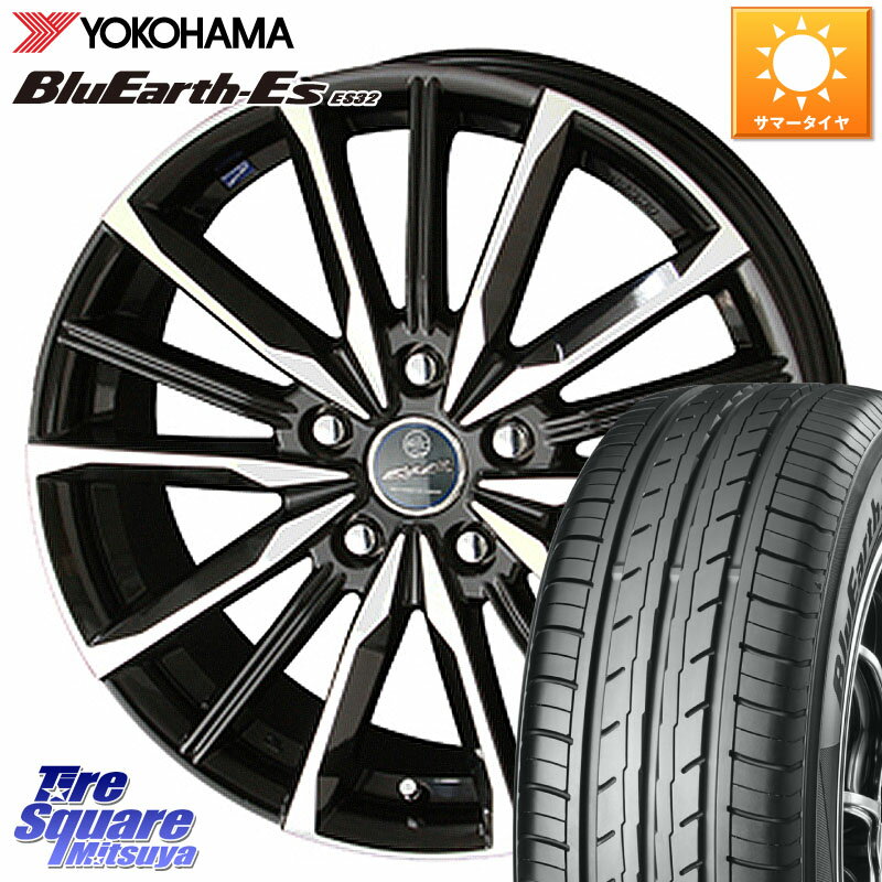 KYOHO SMACK スマック ヴァルキリー ホイール 16インチ 16 X 6.5J +45 5穴 100 YOKOHAMA R2440 ヨコハマ BluEarth-Es ES32 195/55R16 シエンタ