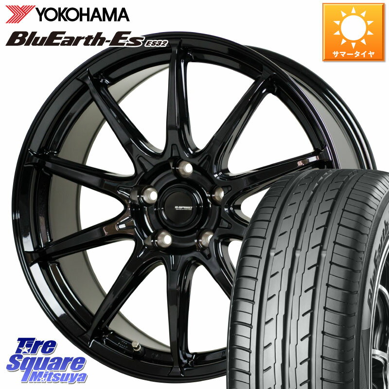 HotStuff G-SPEED G-05 G05 5H ホイール 4本 16インチ 16 X 6.5J +48 5穴 114.3 YOKOHAMA R2457 ヨコハマ BluEarth-Es ES32 205/60R16 MAZDA3