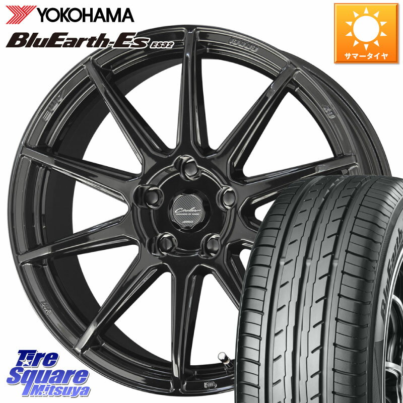 KYOHO キョウホウ CIRCLAR サーキュラー C10R 18インチ 18 X 8.0J +45 5穴 114.3 YOKOHAMA R6296 ヨコハマ BluEarth-Es ES32 225/45R18 リーフ