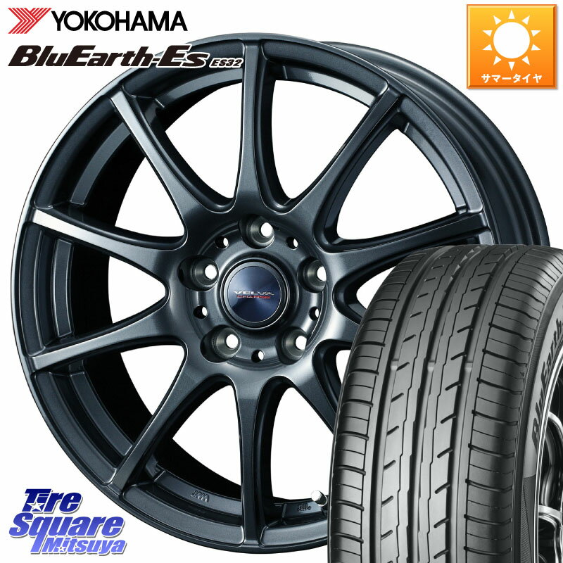 WEDS ウェッズ ヴェルヴァチャージ ホイール 16 X 6.0J +40 5穴 100 YOKOHAMA R2457 ヨコハマ BluEarth-Es ES32 205/60R16