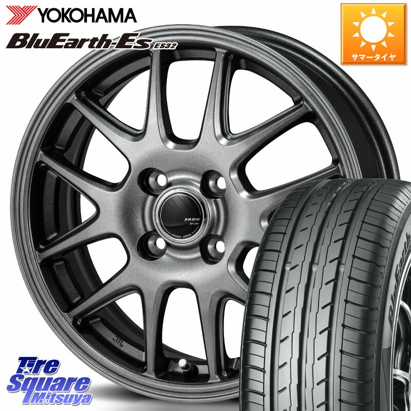 Japan三陽 ZACK JP-205 ホイール 13 X 4.0J +42 4穴 100 YOKOHAMA R6267 ヨコハマ BluEarth-Es ES32 165/65R13