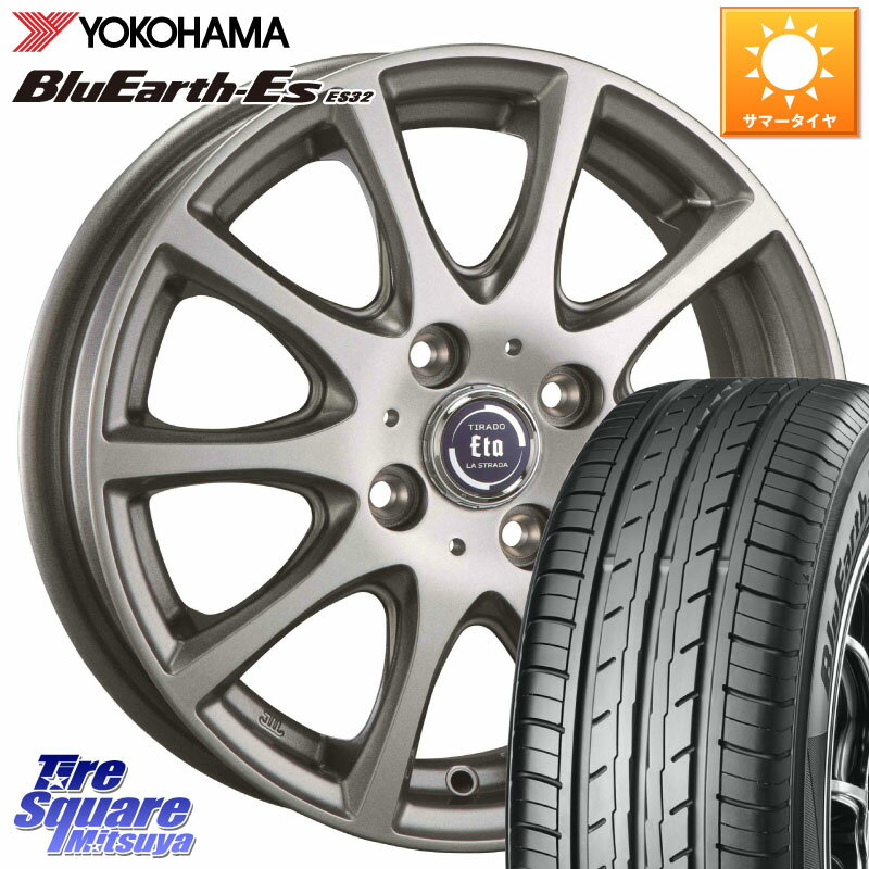 阿部商会 ティラード イータ 16 X 6.0J +42 4穴 100 YOKOHAMA R2440 ヨコハマ BluEarth-Es ES32 195/55R16 アクア