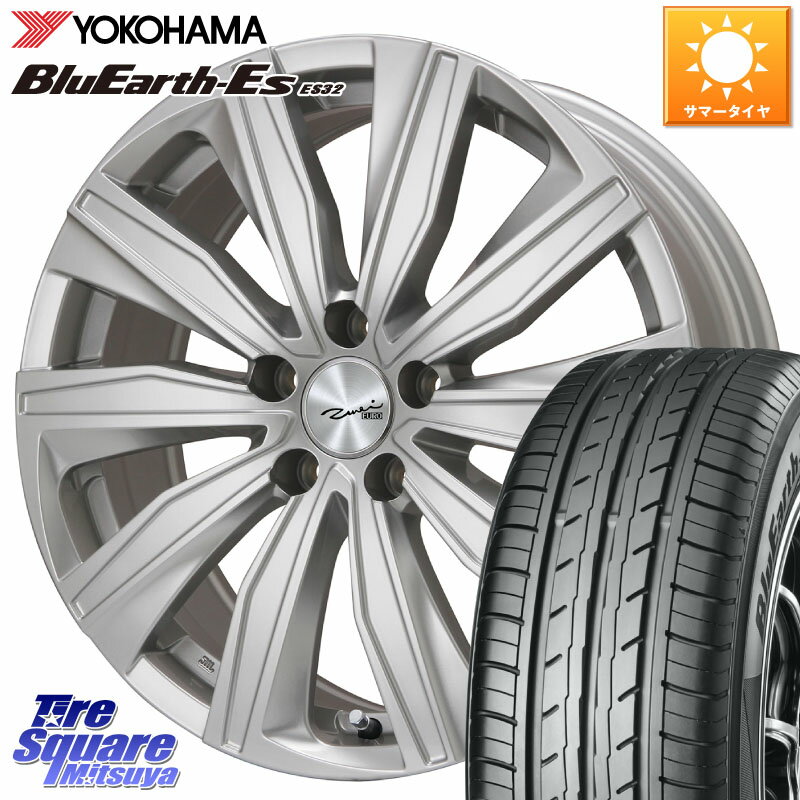 KYOHO EURO ZWEI ツヴァイ FK-10 シルバー 15 X 6.0J(AUDI A1 GBD) +38 5穴 100 YOKOHAMA R6285 ヨコハマ BluEarth-Es ES32 185/65R15 アウディA1