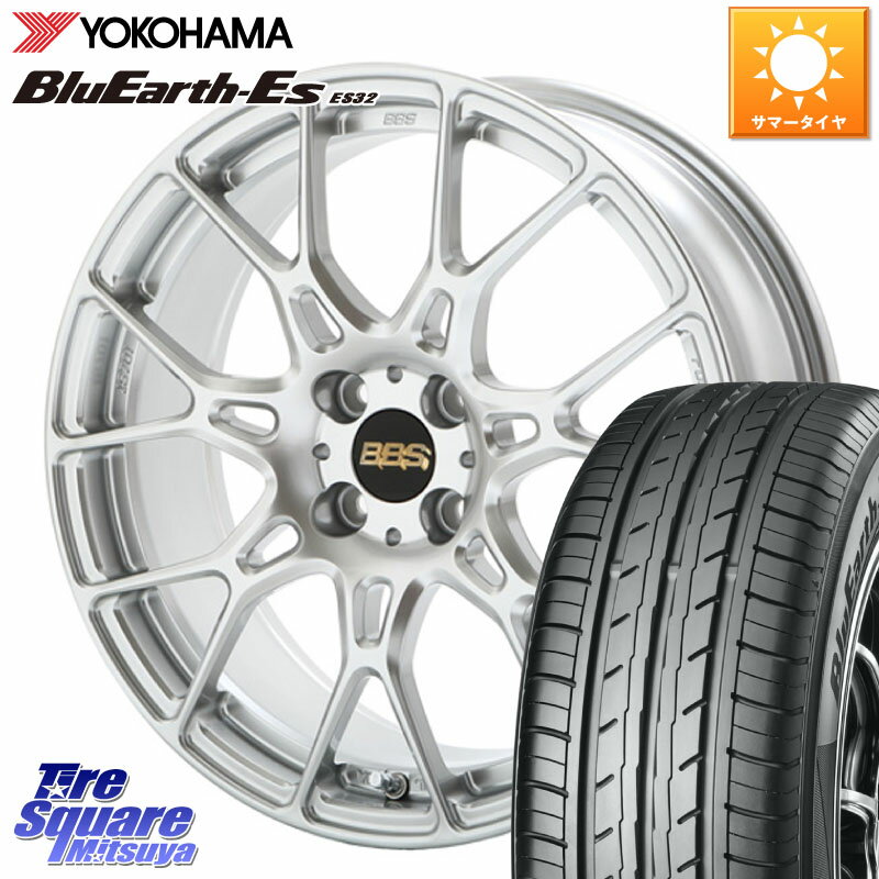 ASSO BBS INTERSPEED IS701 ダイヤモンドシルバー 17 X 7.0J(ALFAROMEO MITO 955) +35 4穴 98 YOKOHAMA R2462 ヨコハマ BluEarth-Es ES32 215/45R17 アルファロメオ MITO ミト