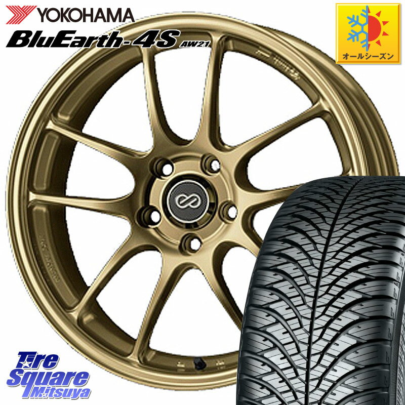 YOKOHAMA R3325 襳ϥ BluEarth-4S AW21 륷󥿥 225/50R17 ENKEI 󥱥 P...