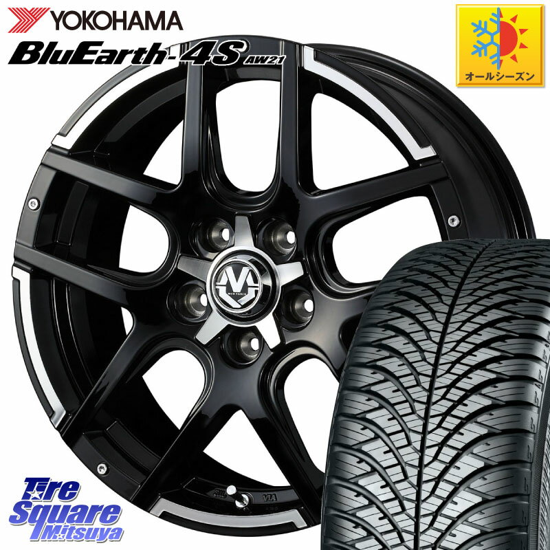 YOKOHAMA R4451 襳ϥ BluEarth-4S AW21 륷󥿥 215/55R17 WEDS å MU...