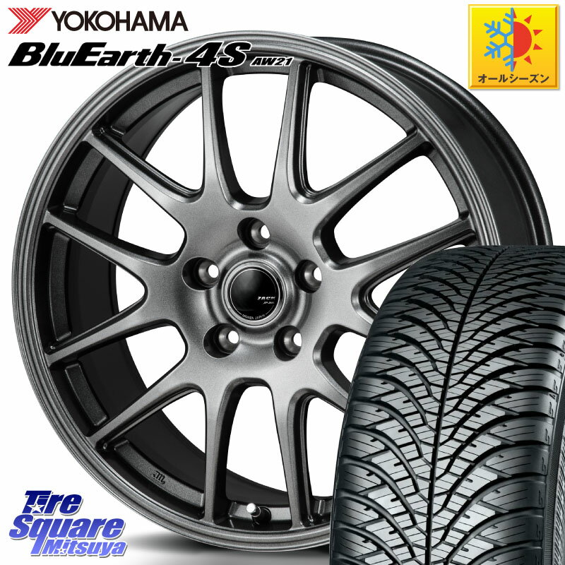 YOKOHAMA R8976 ヨコハマ BluEarth-4S AW21 オールシーズンタイヤ 215/45R18 Japan三陽 ZACK JP-205 ホイール 18 X 7.5J +48 5穴 114.3 90系ノア ヴォクシー プリウスアルファ P15キックス リーフ MAZDA3