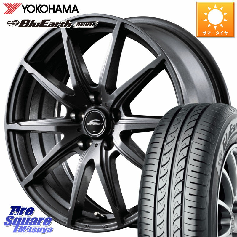 MANARAY MID SCHNEIDER ʥ SLS ۥ 16 16 X 6.5J +48 5 114.3 YOKOHAMA F8323 襳ϥ BluEarth AE01F 185/55R16 եȥݡ