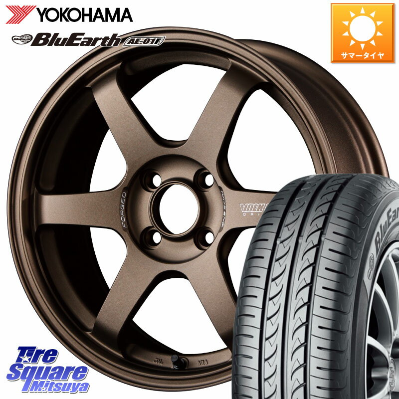 RAYS 【欠品次回9月末】 VOLK RACING TE37 SONIC TE37 ソニック ホイール 16インチ 16 X 7.0J +48 4穴 100 YOKOHAMA F8335 ヨコハマ BluEarth AE01F 195/55R16