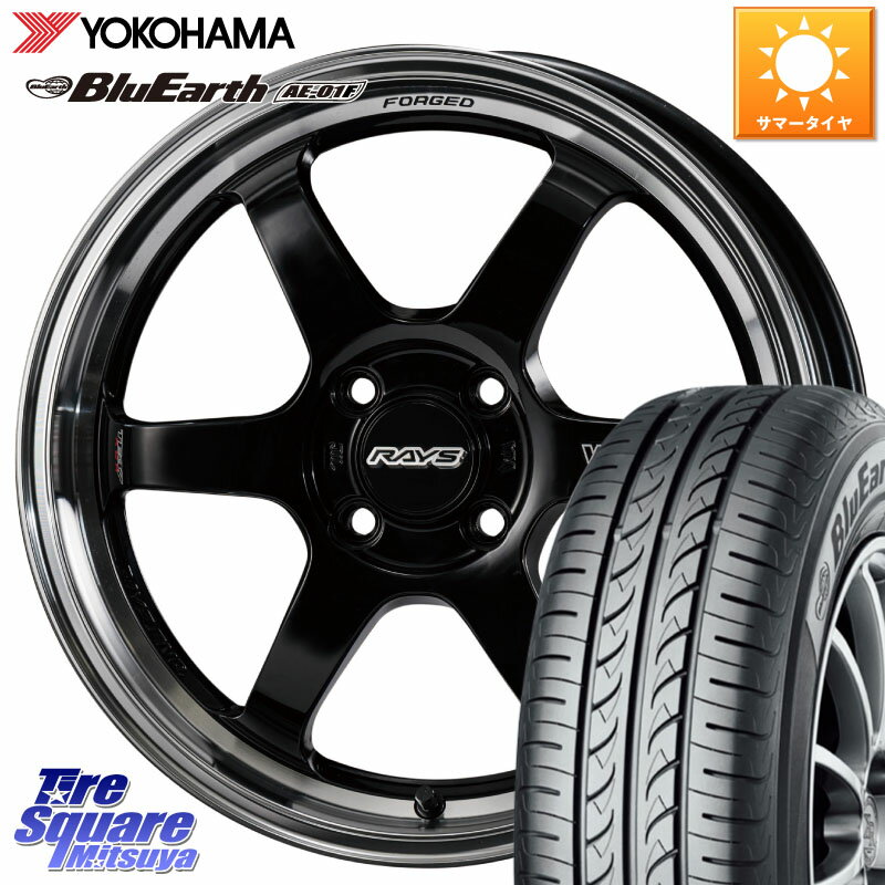 RAYS ڷʼ7 VOLK RACING TE37 KCR PROGRESSIVE MODEL KCR ۥ 15 15 X 5.5J +45 4 100 YOKOHAMA F8333 襳ϥ BluEarth AE01F 195/60R15