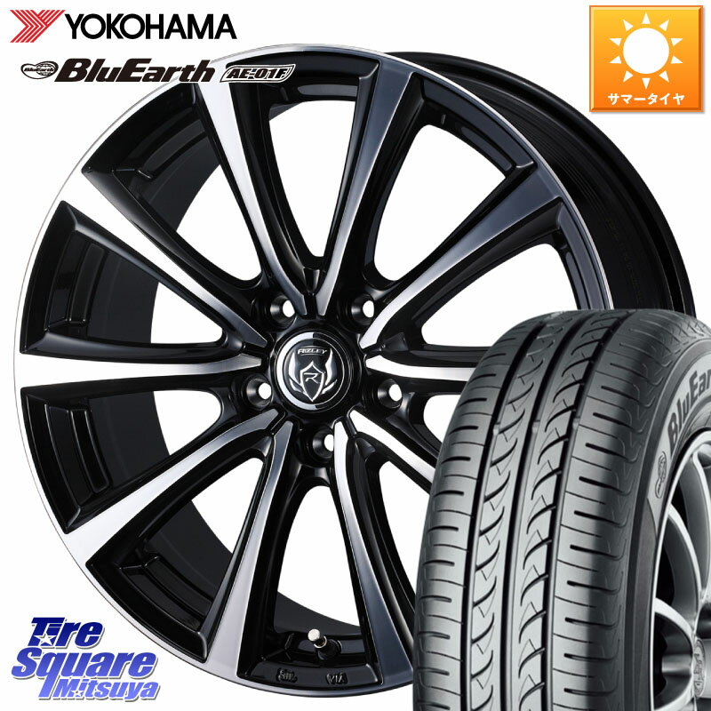 WEDS å RIZLEY MS ۥ 16 16 X 6.5J +40 5 114.3 YOKOHAMA F8334 襳ϥ BluEarth AE01F 195/60R16