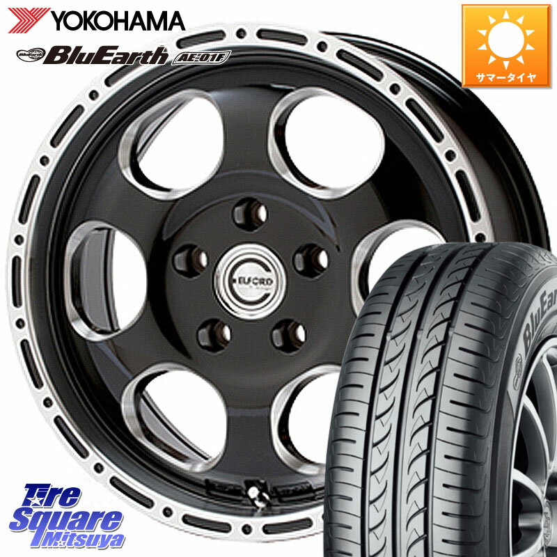 MEIWA Blood Stock One Piece ホイール 16インチ 16 X 7.0J +45 5穴 100 YOKOHAMA F8334 ヨコハマ BluEarth AE01F 195/60R16