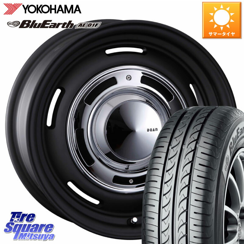 CRIMSON ディーン クロスカントリー ブラック 在庫● 15インチ 15 X 6.0J(RENAUT KANGOO KW) +32 5穴 108 YOKOHAMA F8320 ヨコハマ BluEarth AE01F 195/65R15 ルノー カングー2 KW系 ルノー カングービボップ KW系