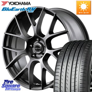 MANARAY MID Lefinada MOTION3 平座仕様 トヨタ・レクサス専用 ホイール 18インチ 18 X 8.0J +42 5穴 114.3 YOKOHAMA R7624 ヨコハマ ブルーアース ミニバン RV03 225/60R18 50系RAV4 80系ハリアー