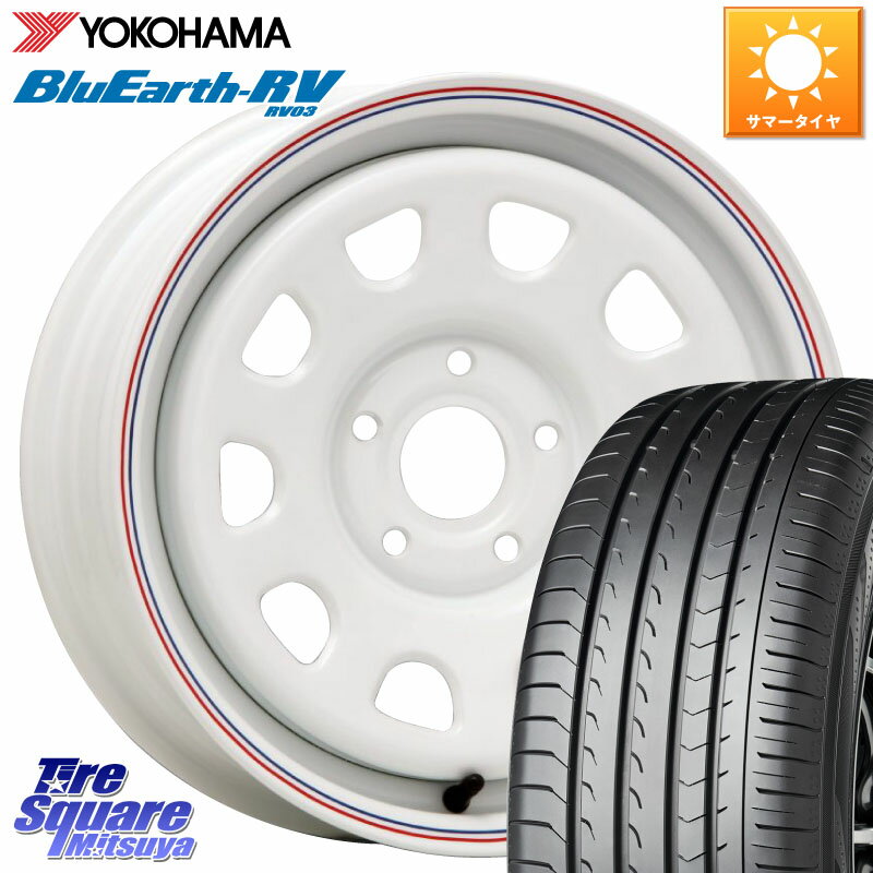 MLJ デイトナ SS DAYTONA ホイール 15インチ カングー 15 X 6.0J(RENAUT KANGOO KW) +30 5穴 108 YOKOHAMA ヨコハマ ブルーアース ミニバン RV03 195/65R15 ルノー カングー2 KW系 ルノー カングービボップ KW系