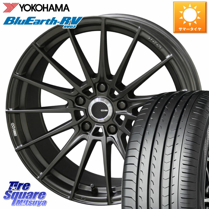 KYOHO 【欠品次回5月末】ENKEI TUNING FC01 ホイール 4本 20インチ 20 X 8.5J +35 5穴 114.3 YOKOHAMA ヨコハマ ブルーアース ミニバン RV03 245/40R20 アルファード NX