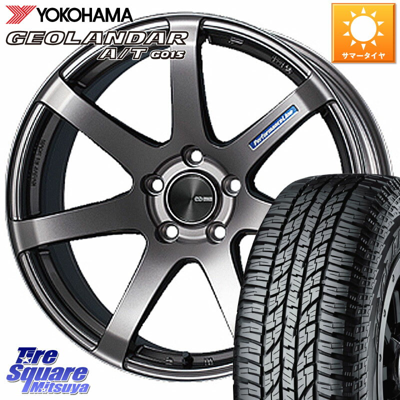 KYOHO ENKEI エンケイ PerformanceLine PF07 DS ホイール 17 X 7.0J +48 5穴 114.3 YOKOHAMA R1138 ヨコハマ GEOLANDAR AT G015 A/T ブラックレター 235/65R17