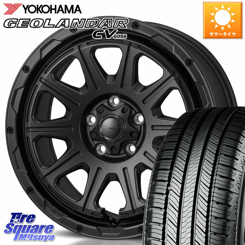 MONZA HI-BLOCK REGULES BK 17インチ 17 X 7.5J +41 5穴 114.3 YOKOHAMA R5686 ヨコハマ GEOLANDAR CV G058 245/65R17 デリカ D5 D:5