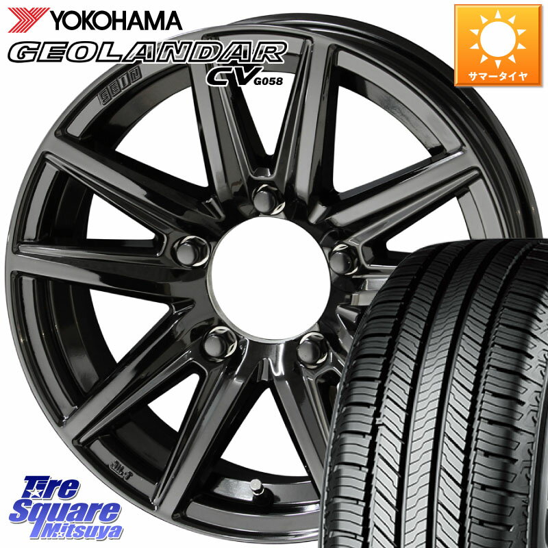 KYOHO SEIN-SS ザインSS ブラック ホイール 16インチ 16 X 5.5J +22 5穴 139.7 YOKOHAMA R5711 ヨコハマ GEOLANDAR CV G058 215/65R16 ジムニー