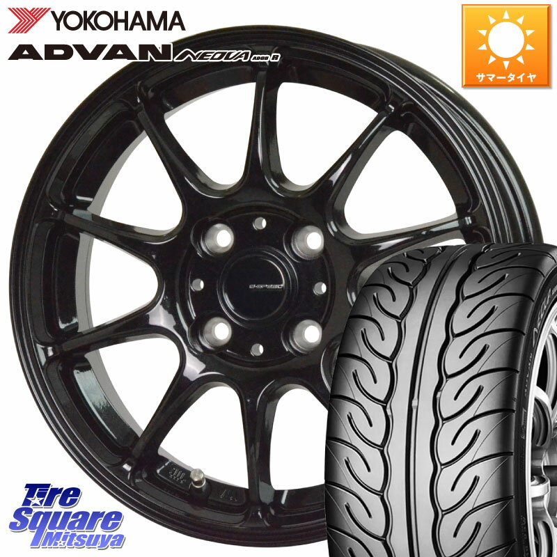 HotStuff G.SPEED G-07 ホイール 15インチ 15 X 5.5J +43 4穴 100 YOKOHAMA F6986 ヨコハマ ADVAN NEOVA AD08R ネオバ 165/55R15