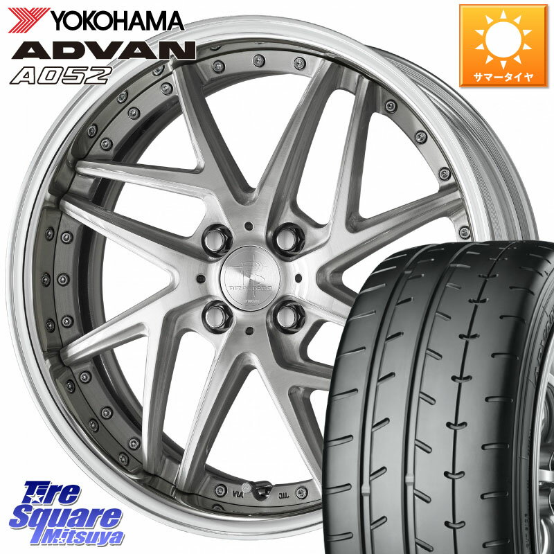 WORK RIZALTADO MESH2 A Disk 16インチ 2ピース 16 X 6.0J +40 4穴 100 YOKOHAMA R4491 ヨコハマ ADVAN A052 アドバン サマータイヤ 195/45R16 ノート サクシード ルーミー