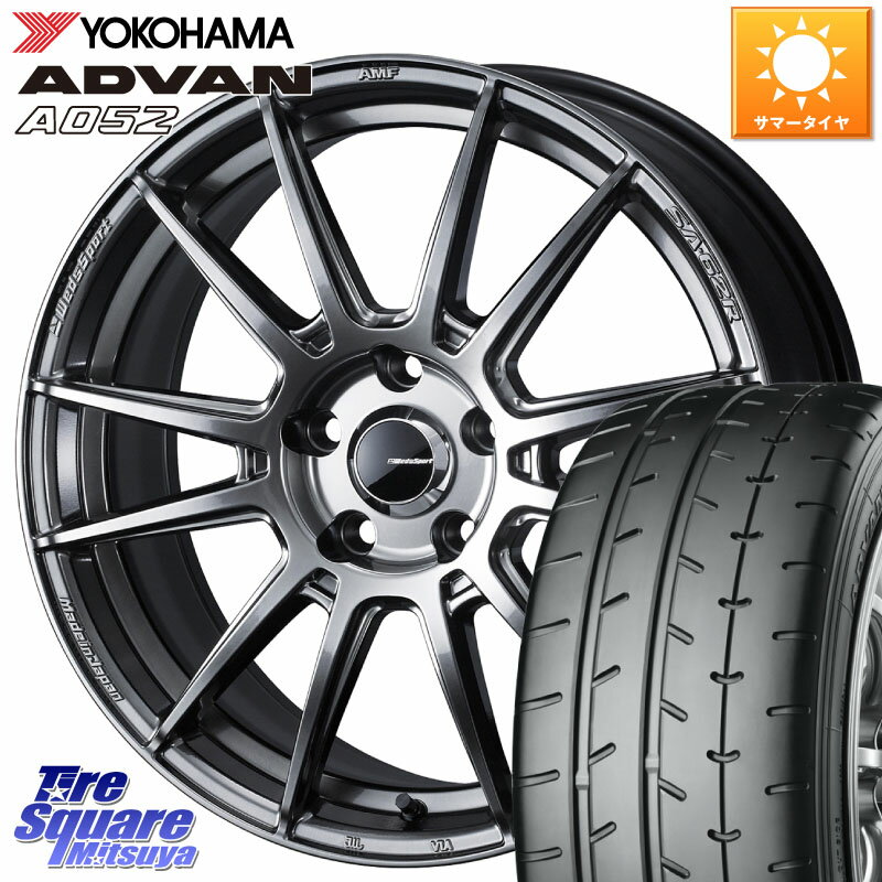 WEDS WedsSport SA-62R ۥ 17 17 X 7.5J(86 Brembo) +48 5 100 YOKOHAMA R0966 襳ϥ ADVAN A052 ɥХ ޡ 215/45R17 86 ֥ܥѡб