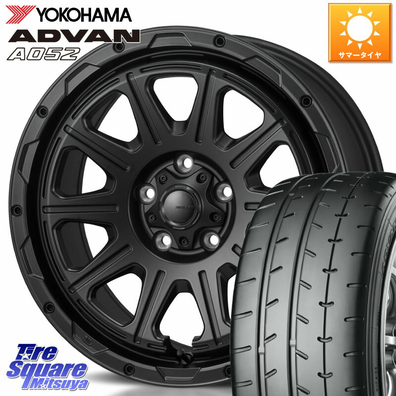 MONZA HI-BLOCK REGULES BK 16インチ 16 X 6.0J +40 4穴 100 YOKOHAMA R4491 ヨコハマ ADVAN A052 アドバン サマータイヤ 195/45R16 ノート サクシード ルーミー