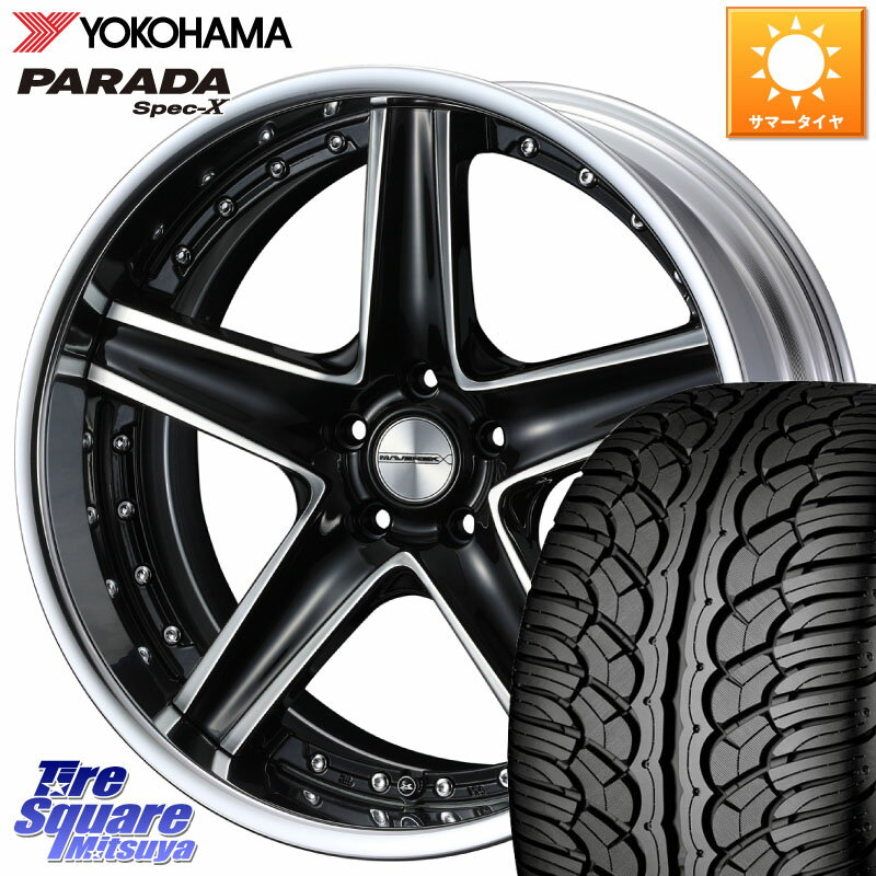 WEDS MAVERICK 1105S S-LoDisk 18インチ 2ピース 18 X 7.5J +49 5穴 114.3 YOKOHAMA F2318 ヨコハマ PARADA Spec-X PA02 スペックX 235/60R18