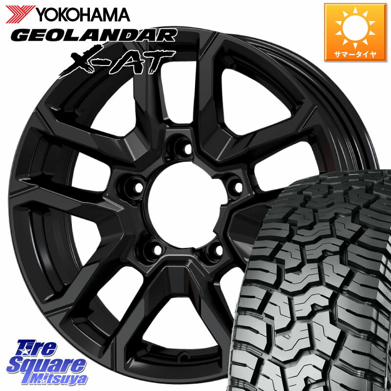 KOSEI BBS600B ベアロック バイソン ホイール 16インチ 16 X 5.5J +22 5穴 139.7 YOKOHAMA E5168 ヨコハマ GEOLANDAR X-AT G016 ブラックレター 235/70R16 ジムニー