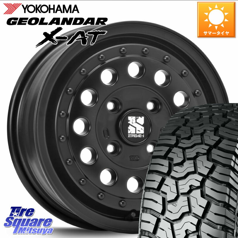 MLJ XTREME-J エクストリーム RUGGED 14インチ 14 X 5.0J +35 4穴 100 YOKOHAMA E5417 ヨコハマ GEOLANDAR X-AT G016 LT165/65R14 アゲトラetc 165/65R14 ルーミー