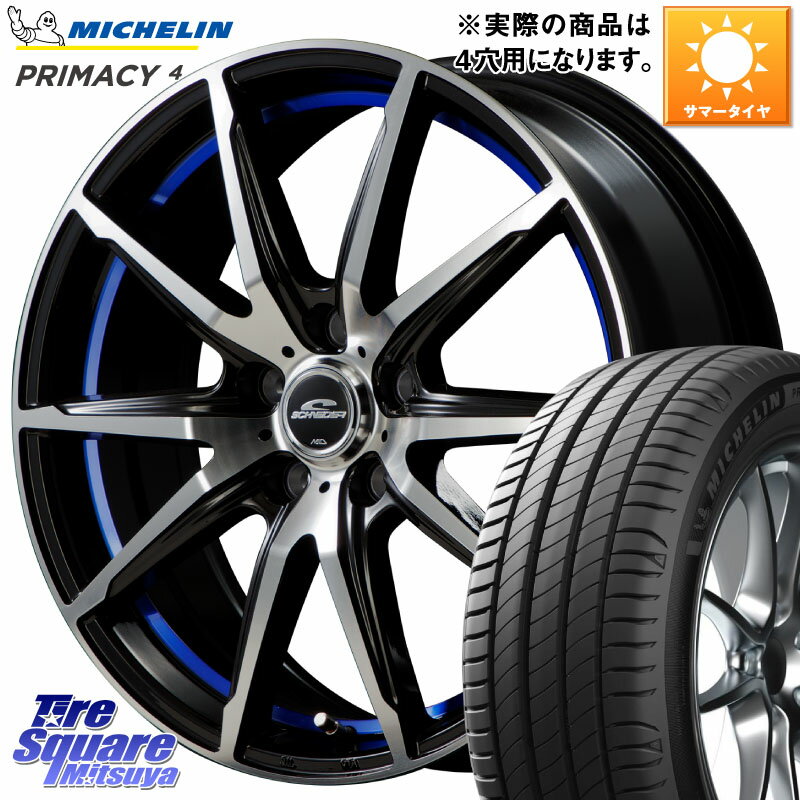 MANARAY MID SCHNEIDER シュナイダー RX02 15インチ 15 X 5.5J +43 4穴 100 ミシュラン PRIMACY4 プライマシー4 84T S1 正規 185/60R15 アクア ヤリス