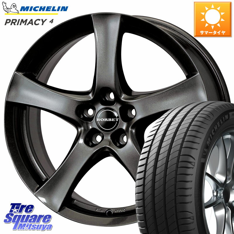 TARGA type F F6941 18 X 8.0J(MB H247) +50 5穴 112 ミシュラン PRIMACY4 プライマシー4 100V AO1 正規 235/55R18