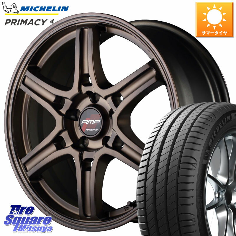 MANARAY MID RMP RACING R60 18インチ 18 X 8.0J +45 5穴 114.3 ミシュラン PRIMACY4 プライマシー4 98W XL S1 正規 235/45R18 カムリ