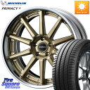 WEDS MAVERICK 1010S GLD S-LoDisk 18インチ 2ピース 18 X 8.5J +38 5穴 114.3 ミシュラン PRIMACY...