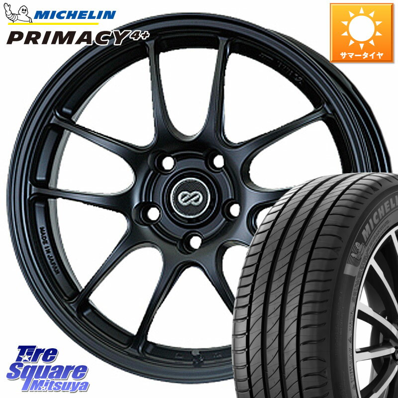 ENKEI エンケイ PerformanceLine PF01 BK ホイール 17 X 7.0J +48 5穴 114.3 ミシュラン PRIMACY4+ プライマシー4+ 94W 正規 215/55R17 ヴェゼル カムリ