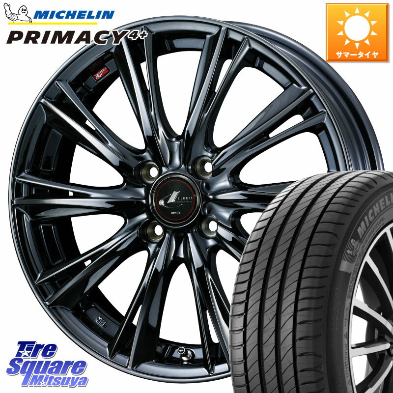 WEDS レオニス WX BMC1 ウェッズ Leonis ホイール 16インチ 16 X 6.0J +42 4穴 100 ミシュラン PRIMACY4+ プライマシー4+ 93V XL 正規 195/60R16 オーラ