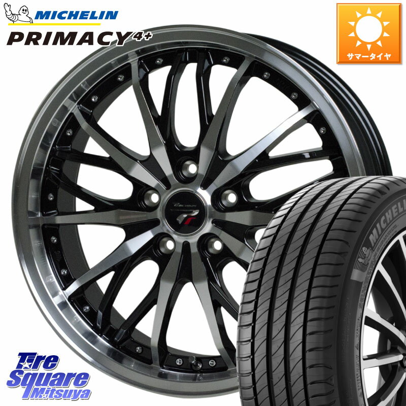 HotStuff Precious プレシャス HM3 HM-3 17インチ 17 X 7.0J +48 5穴 100 ミシュラン PRIMACY4+ プライマシー4+ 91W XL 正規 215/45R17 プリウス 86