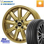 LEHRMEISTER レアマイスター LMG MOS-9 MOS9 GOLD 16インチ 16 X 6.5J +42 4穴 100 ミシュラン e PRIMACY Eプライマシー 94V XL 正規 205/55R16 オーラ