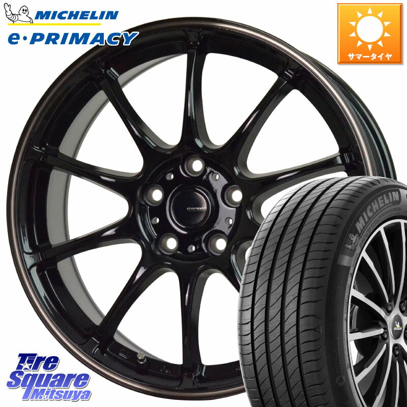 HotStuff G・SPEED P-07 ジー・スピード ホイール 16インチ 16 X 6.5J +48 5穴 100 ミシュラン e PRIMACY Eプライマシー 96H XL 正規 205/60R16