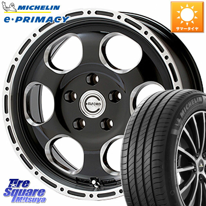 MEIWA Blood Stock One Piece ホイール 16インチ 16 X 7.0J +45 5穴 100 ミシュラン e PRIMACY Eプライマシー 94V XL 正規 205/55R16 プリウス 86 カローラスポーツ