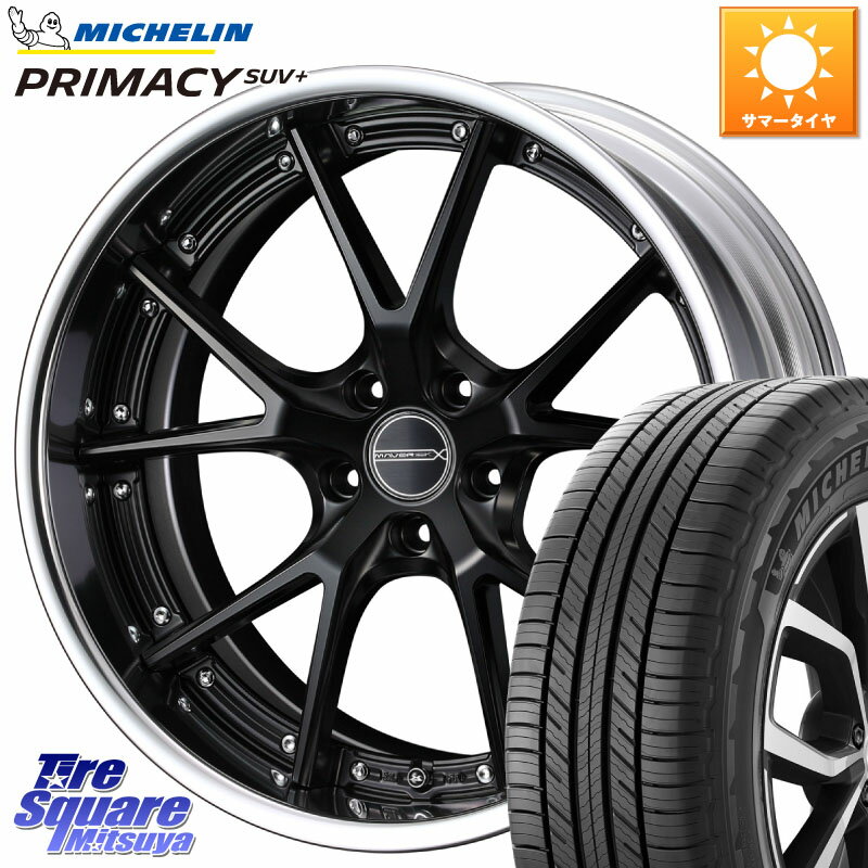 WEDS MAVERICK 905S S-LoDisk 18インチ 2ピース 18 X 8.0J +32 5穴 114.3 ミシュラン PRIMACY プライマシー SUV+ 98V 正規 225/55R18 デリカ D5 D:5