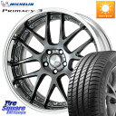 WORK Lanvec LM7 O Disk 18インチ 2ピース 18 X 8.0J +45 5穴 114.3 ミシュラン PRIMACY3 プライマシー3 100Y XL AO 正規 245/45R18(2)