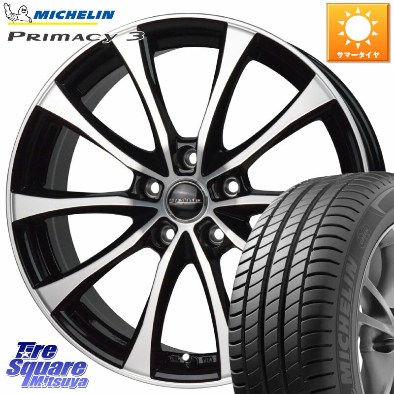 HotStuff Laffite LE-07 ラフィット LE07 ホイール 18インチ 18 X 7.5J +38 5穴 114.3 ミシュラン PRIMACY3 プライマシー3 96Y AO 正規 245/45R18