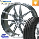 HotStuff TSF-02 BRS トラフィックスターフォージド 20インチ 20 X 8.5J +38 5穴 114.3 ミシュラン PILOT SPORT4 パイロットスポーツ4 SUV 100V XL 正規 235/45R20 NX